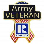 Army Veteran Realtor Pin